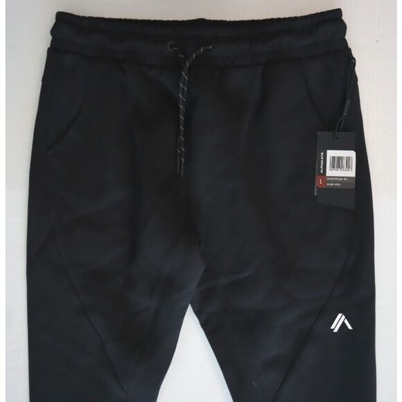Alphalete AA1-MECFJ-J-BK-201 Men's Sz L Black ELMTS Cuffed Jogger Pants - Picture 3 of 7